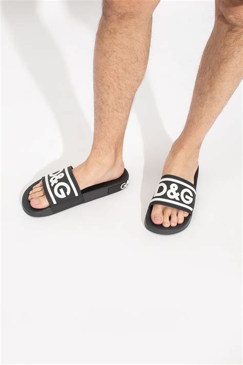 dolce gabbana rubber slides